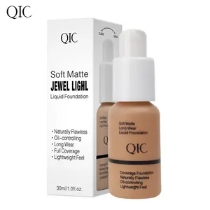 Moisturizing Cosmetic Makeup Set - Foundation, Concealer, Contour Cream, Primer, Non-Cakey, Hydrating Formula with Moisture Boost