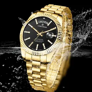 LOUIE JUELEN Men's Fully Automatic Watch Shows Luxury Convex Lens Date Display LOUIE JUELEN Men's Fully Automatic Watch Shows Luxury Convex Lens Date Display