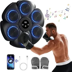 2026 Electronic Boxing Music Workout Machine,Smart Boxing Machine with Gloves ,Wall Mounted Boxing Wall Target Training Punching Equipment, for Children and Adults, Wall Punching Bag For Home Exercise
