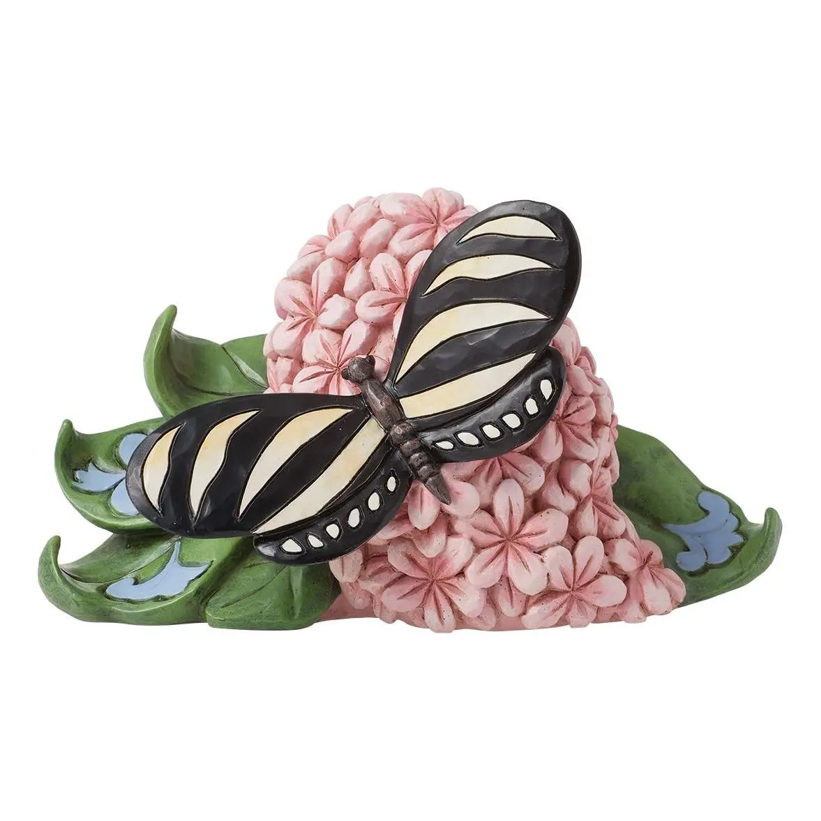 Jim Shore Zebra Longwing Butterfly Mini Figurine 3in H