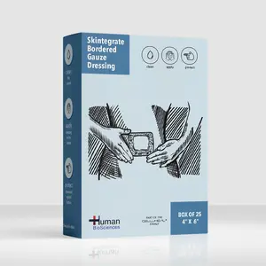 CelluHeal™ Skintegrate™ Bordered Gauze Dressing