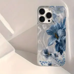 ​​For iPhone 17/16/15/14/13/12/11 Pro Max/Pro/Plus/Air - Artistic Brushstroke Floral Phone Case​​