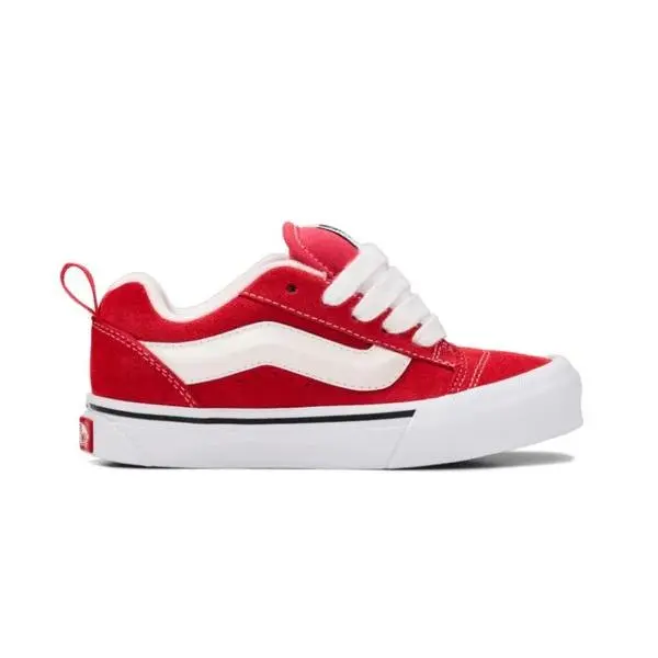VANS Unisex Knu Skool Low Top Sneaker Crimson Haze/White