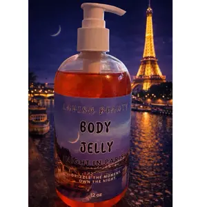 Lavish Beauty Night in Paris Body Jelly Body Wash 12 oz - Enriched with Eiffel Tower Fragrance