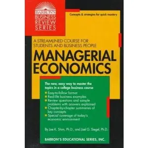 USED-Managerial Economics (Barron's Business Review Series) by Jae K. Shim (Paperback)