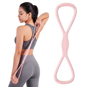 35LBS Figure 8 Resistance Band for Men and Women - Heavy Duty Chest Expander & Arm Toning Equipment for Home Gym and Muscle Training