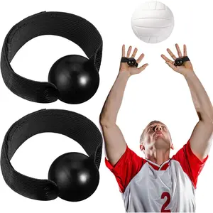 4 Pieces Volleyball Training Technique Setting Aid Volleyball Equipment for Teaching Proper Hand Placement and Preventing Excessive Hand Contact (4 Straps and knobs)