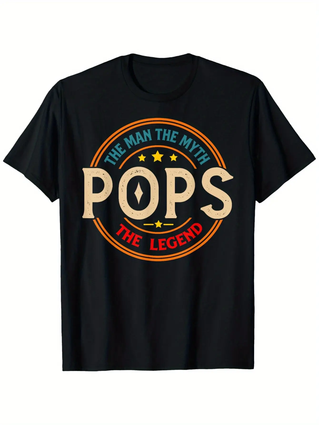POPS The Legend The Man Funny POPS Fathers Day T-Shirt
