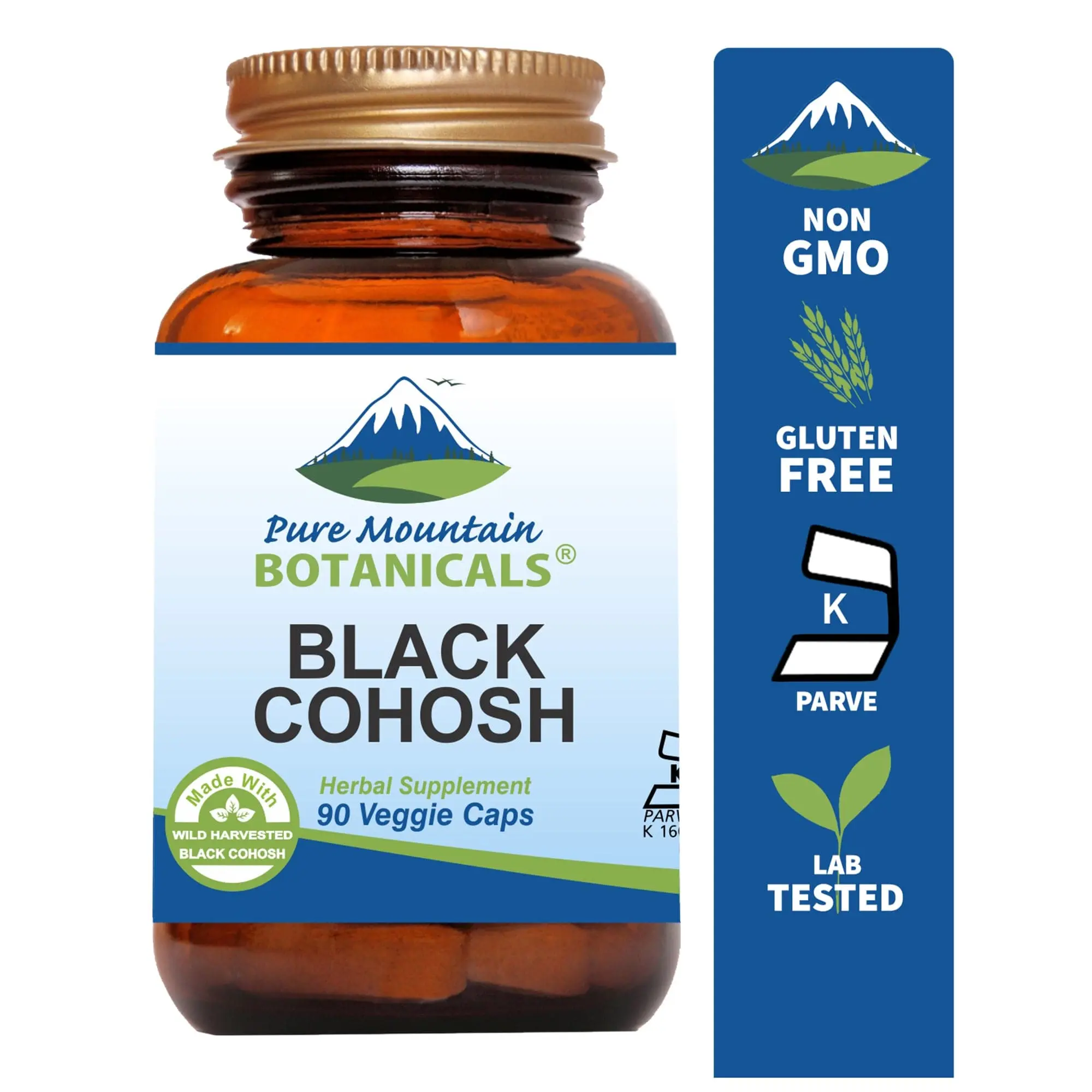 Black Cohosh - 90 Kosher Vegetarian Capsules