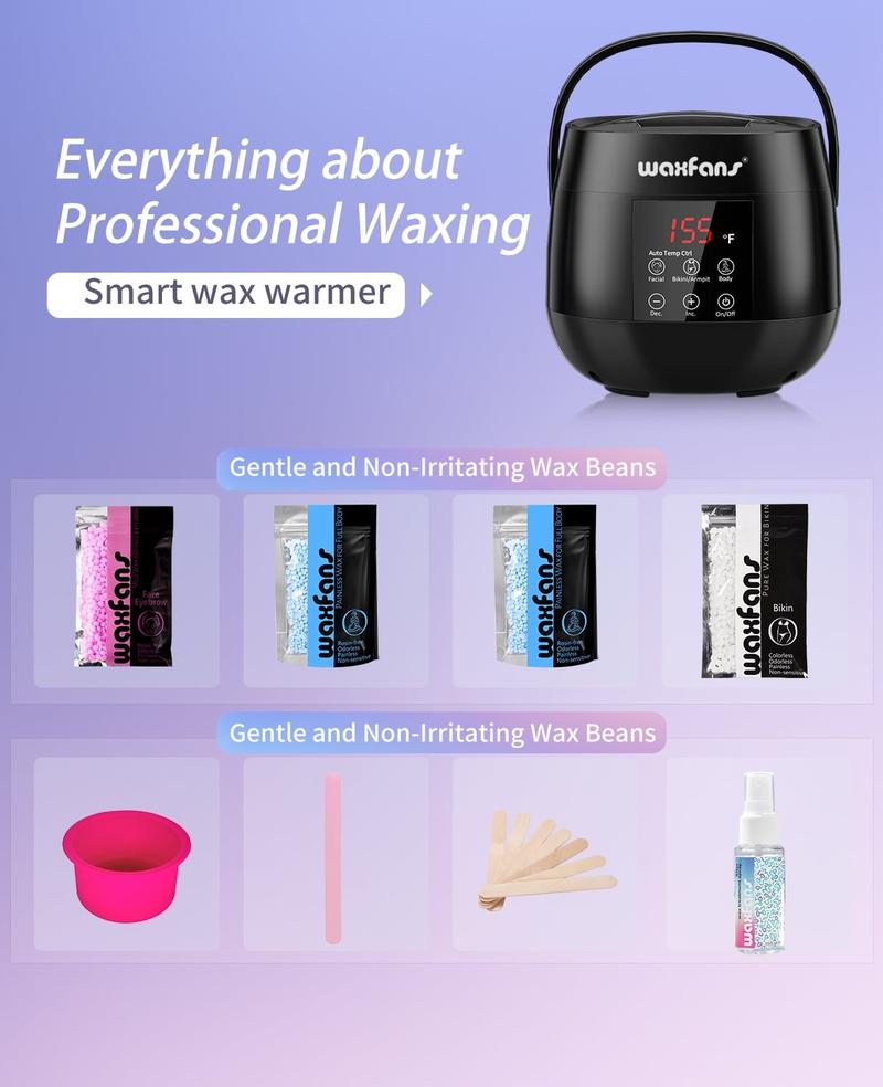 Waxing Kit, at Home Waxing Kit for Women,Wax Machine for Hair Removal