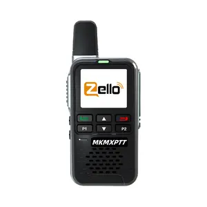 2G 4G Zello POC portable handheld walkie talkie global Android system high-definition display screen aluminum alloy shell ultra-thin body walkie talkie Wi Fi Bluetooth GPS global coverage 100 miles