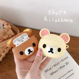1 piece of bear earphone case,Cute wireless Bluetooth earphone case, drop resistant, durable and stylish Earbuds accessory, suitable for AirPods pro3/1/2/3/4/pro/pro2(Different models may have different shapes)