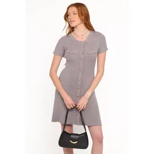 Jaxon Mini Dress - Grey