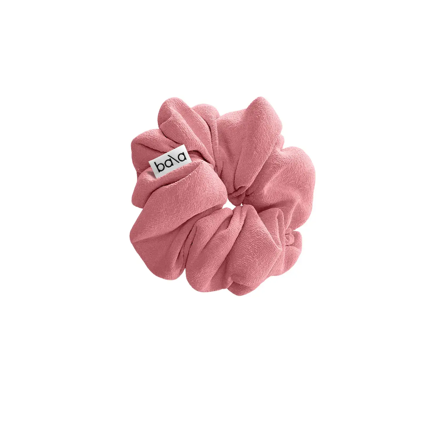 Bala Hair Scrunchie - Soft, Absorbent Fabric Elastic Hair Accessory for Gym Workouts & Everyday Wear (4"x4"x2" in), Hair Scrunchies, Soft Hair Ties