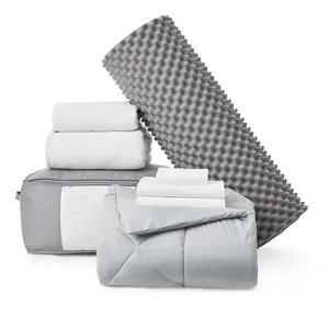 Basic Necessities - Twin XL College Bedding Package - Glacier Gray Color Set