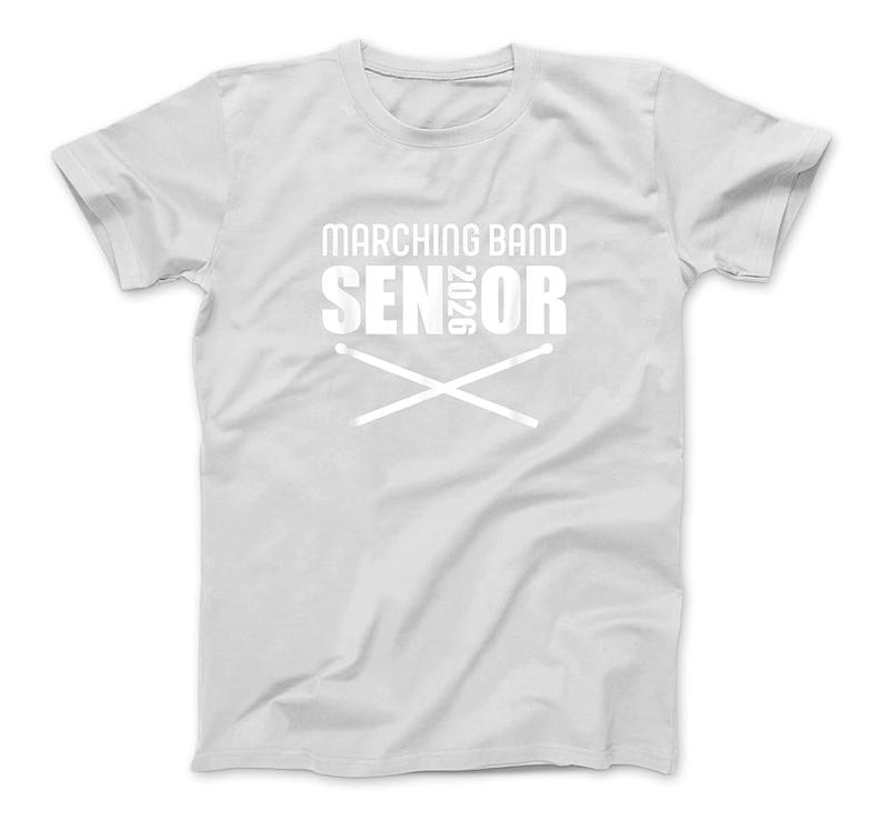 2026 Senior Snare Drum Class Of 2026 Marching Band Drumline T-Shirt