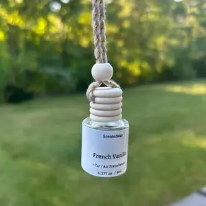 Scentedway French Lilac Car Diffuser - 8 ml Air Freshener - French Vanilla, French Lilac, Lavender, Almost Paradise Scents - 0.271 oz Each
