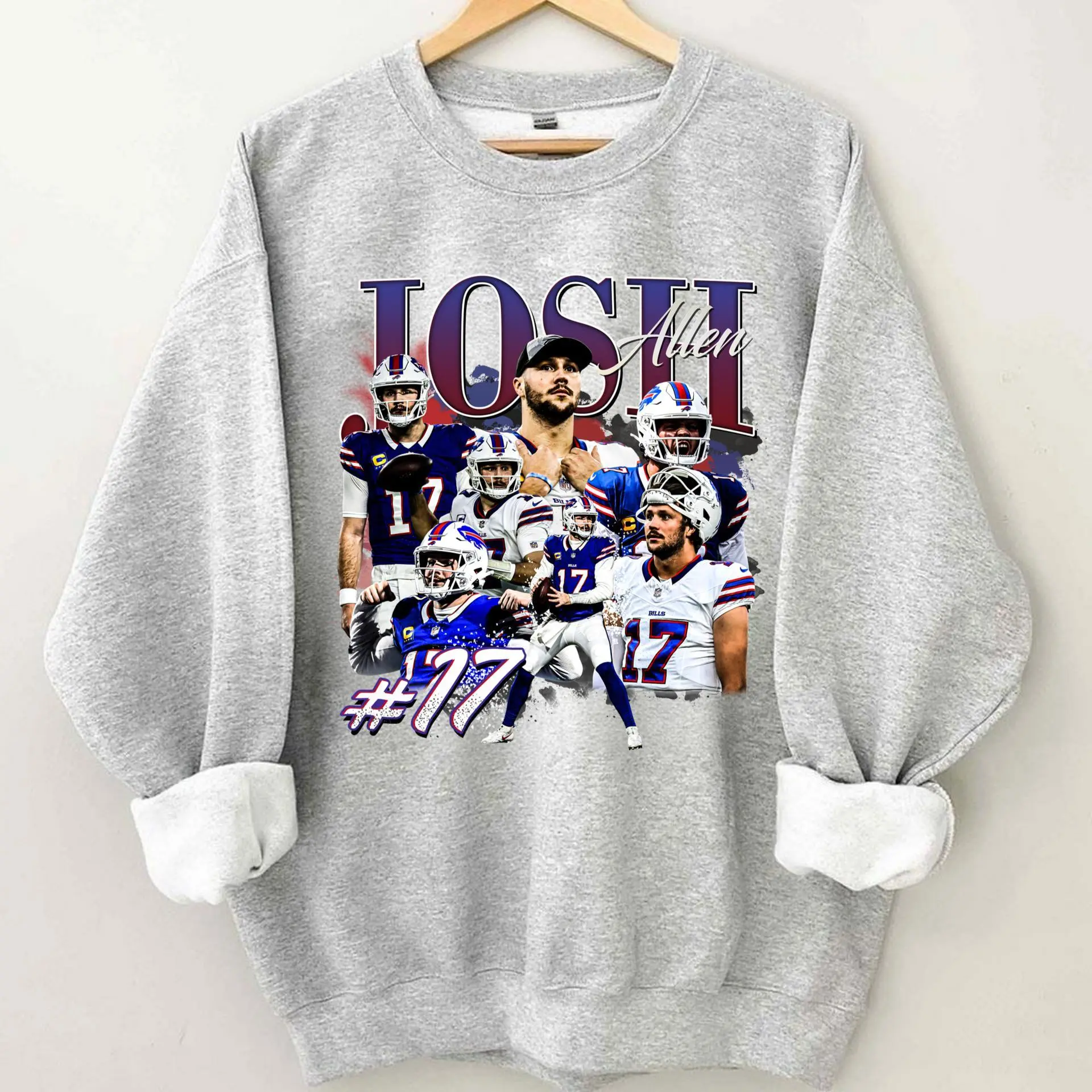 Josh Allen Buffalo Football Sweatshirt, Buffalo Crewneck Sweatshirt, Football Fan Gift