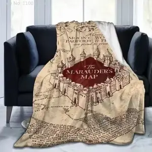 Ai Weier Extra Soft I Like Exercise Marauders Map Throw Blankets Soft Funny Throw Blanket Cozy Lightweight Plush Portable Cover Blanket For Sofa,Warm Gift For Birthday,Christmas,Multiple Blankets