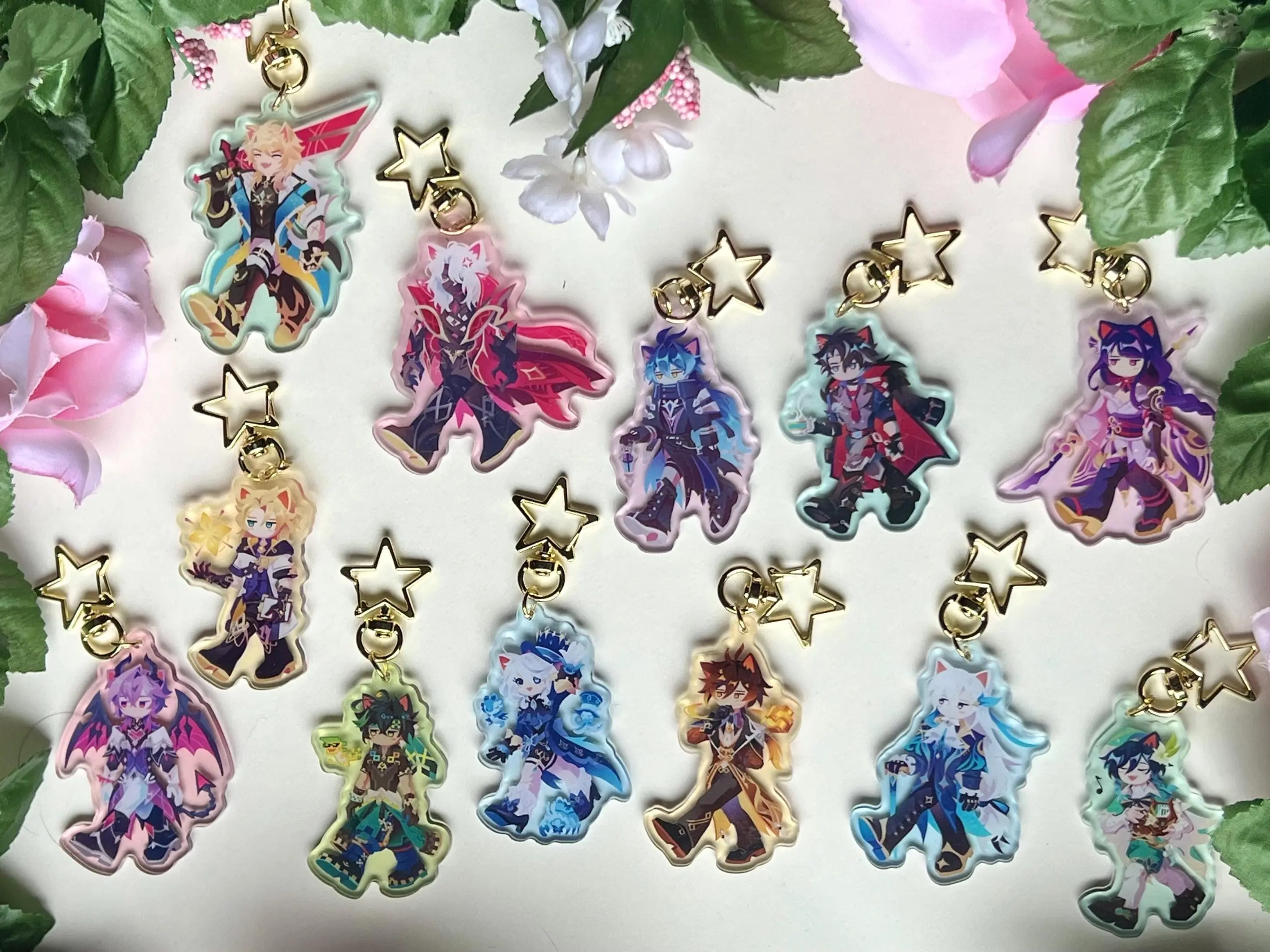 Genshin Impact Cat Ear Keychains (Series 1)
