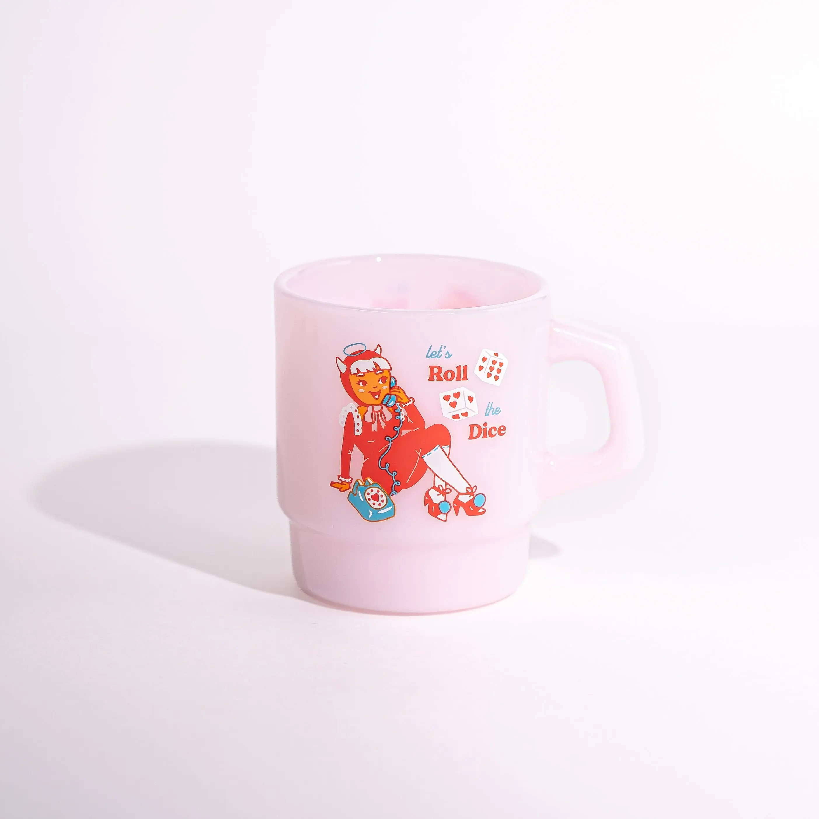 "Let's Roll the Dice" Cute Diner Mug "Let's Roll the Dice" Cute Diner Mug