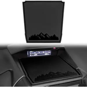 Dashboard Mats For Subaru Crosstrek,Forester,Impreza For 2023-2018, 2019-2024, 2018-2023 Respectively, Interior Non-Slip Dash Pad Pad Liner (Black)
