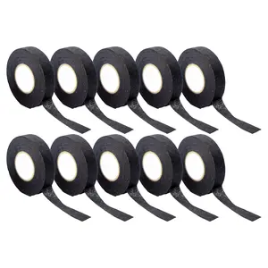 Wiring Harness Tape High Temp Wire  Loom Self-Adhesive Fabric Tape for Electrical Automotive Engine Harness Wrap Protection Noise Damping Cables Fixed 3/4 Inch x 49 FT