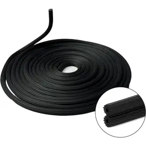 0.137in*100ft Black Round Window Screen Retainer Spline Window Screen Repair Tool