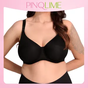 PINQLIME Iris Women's Full Coverage Minimizer Bra, Underwire Spacer Cups with Cooling Side Support and a Comfortable Mesh Band for Full Busts, 38G, Songkran