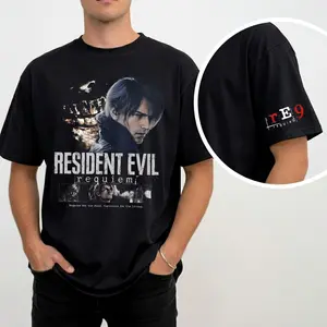 Leon Kennedy Shirt, Resident Evil Requiem Shirt, RE9 Requiem Shirt Fan, RE9 Requiem Unisex Shirt, Gift For Fan