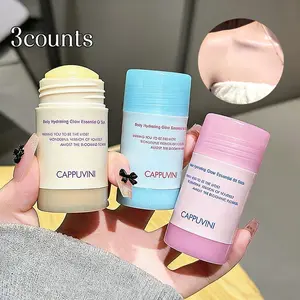 Three-Pack Body Glow Essential Oil Sticks Hydrating & Nourishing Skin Care Perfect for Daily Use Enhance Your Skincare Routine