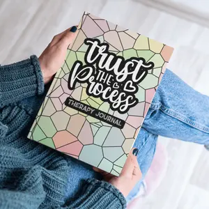 Trust The Process - Therapy Journal - Created and Designed By Feisty Mom Designs
