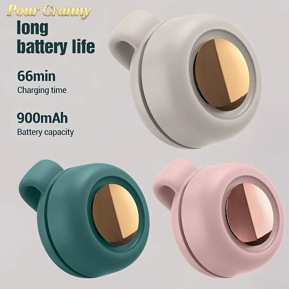 Mini Bladeless Fan — An Adjustable, 3-Speed ​​Waist Fan with Oscillation Function. Convenient to Carry, Silent, and Ideal for All Outdoor Activities. The Essential Gear for Nature Enthusiasts!