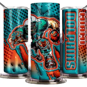 20 oz Dolphins  Tumbler