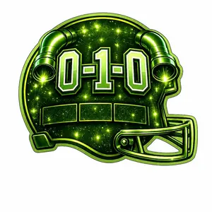 WARP LEVEL 0-1-0 BRICK BREAKER SERIES SIGNED MINI HELMET - PYD - OR SPORTS TRADING CARD