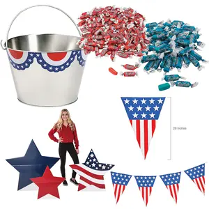 Bulk 732 Pc. Patriotic Parade Toss & Decorating Kit
