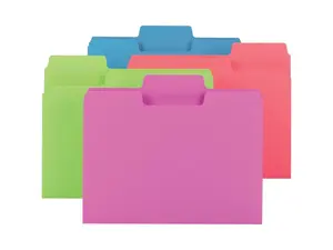 Smead SuperTab Tab Assorted Colors File Folders