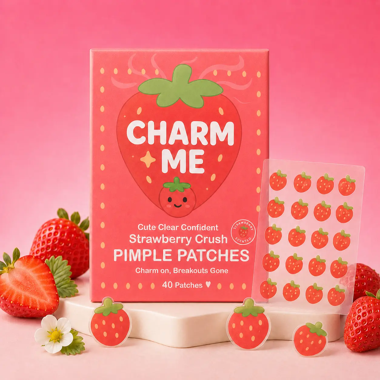 Strawberry Crush Pimple Patches