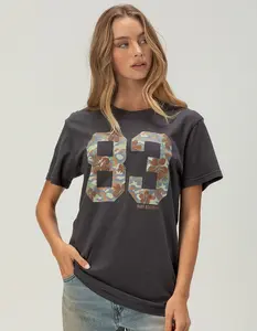 RIOT SOCIETY Camo 80 Womens Boyfriend Tee