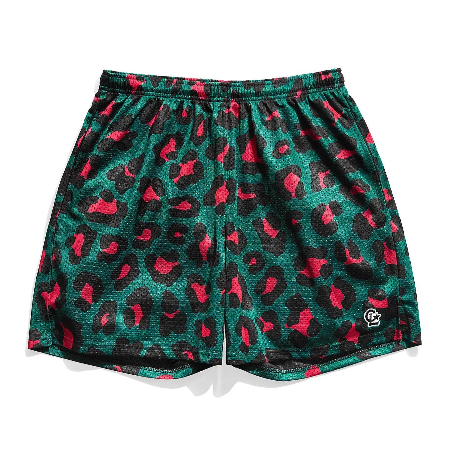 Chalk Line Cheetah Retro Shorts – Premium Animal Print Mesh Athletic Shorts for Men | Midweight Gym Shorts | Retro Streetwear & Everyday Casual Wear