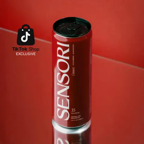 Sensori Connect Non-Alcoholic Functional Sparkling Beverage | Wine-Adjacent Alcohol Alternative | Kanna, Blue Lotus, Lion's Mane & Magnesium | TikTok Exclusive 4-Pack
