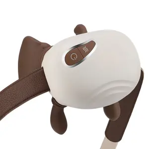 Hand Shoulder and Neck Massager Cordless Therapalm for Pain Relief with 2 Temp Levels 3-Speed Settings & Heat Function Deep Tissue Kneading masajeador con calor wireless portable electric acupressure