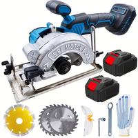 blue Brushless circular saw set +2 batteries‌