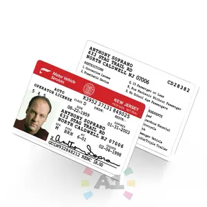 Sopranos Tony ID Driver License Custom Printed Card TV Show Prop Fun Gag Gift