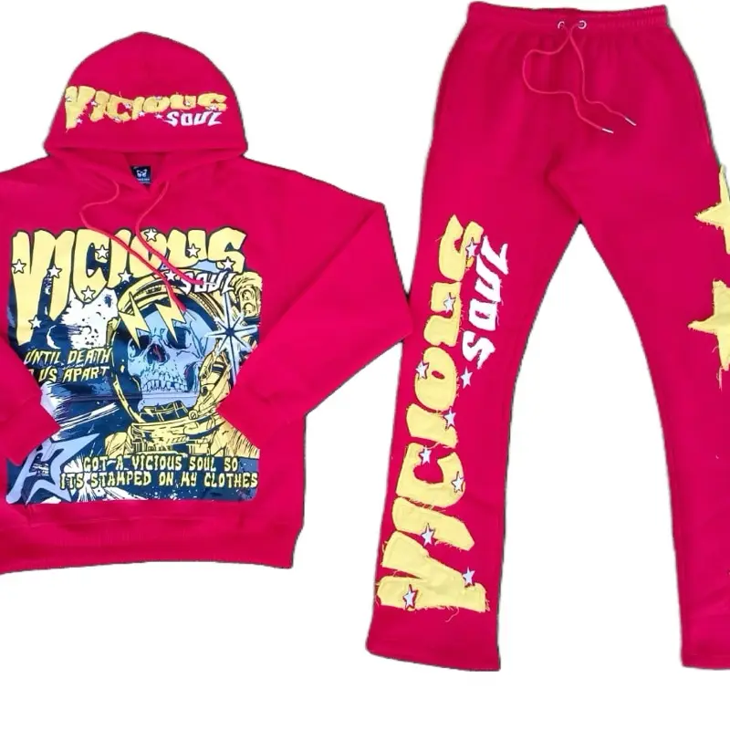 Graphic Flare Jogging Set