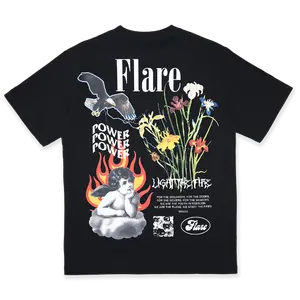 Light The Fire T Shirt Black