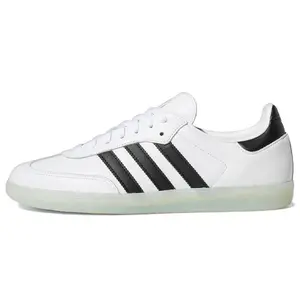 Adidas Originals Samba Jason Dill Retro Classic Low-Top Skate Shoes for Men and Women in White and Black