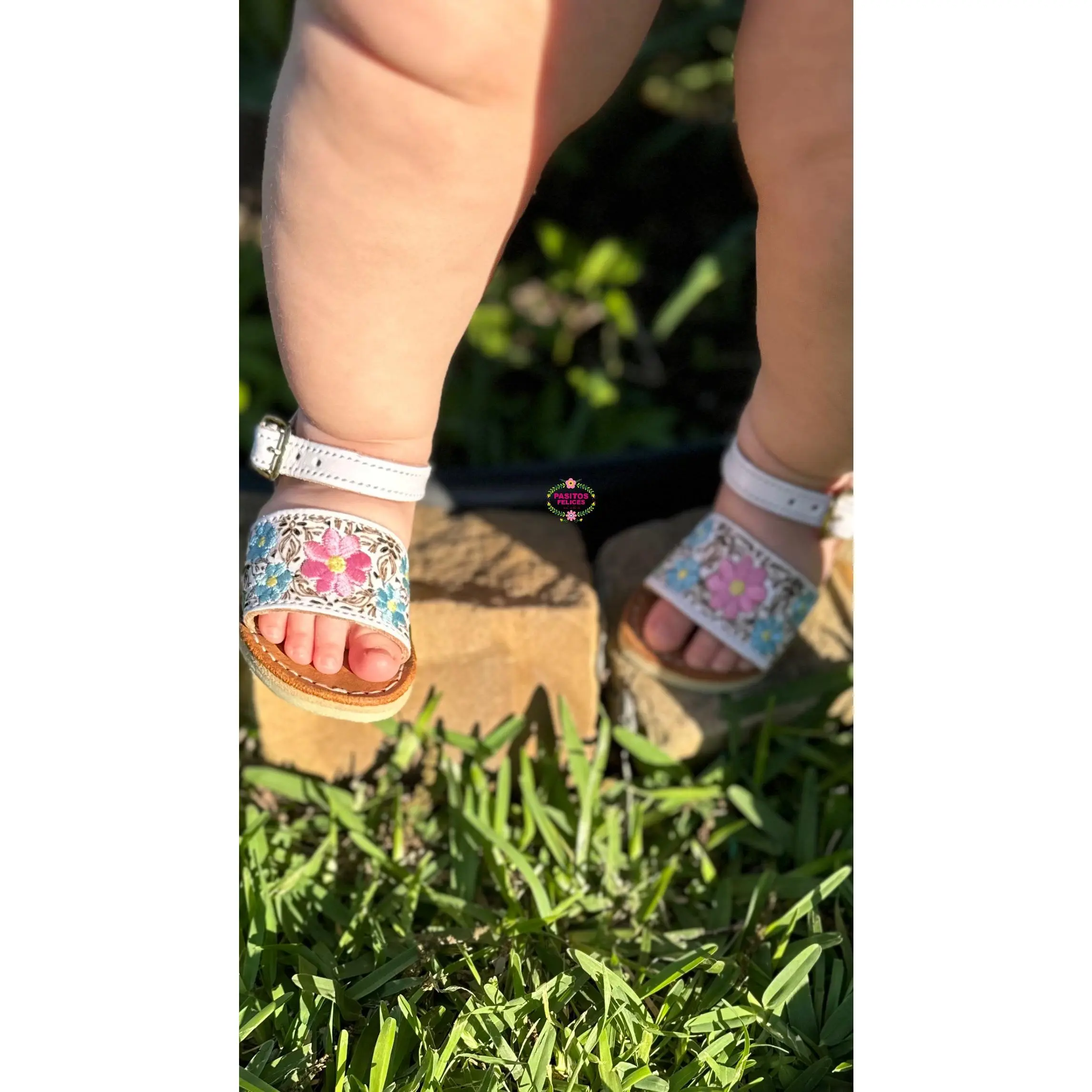 Clarissa - White Embroidered Buckle PREORDER Shoe Footwear