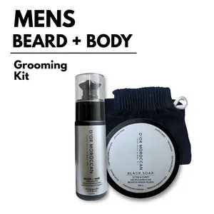 Beard + Hair + Repair + Growth Oil + Black Soap Set