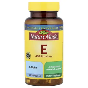 Nature Made Vitamin E, 180 mg (400 IU), 100 Softgels